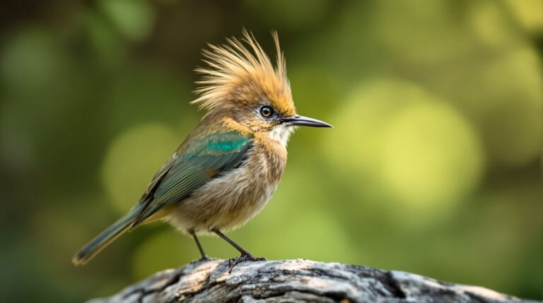 birds crested identification photos