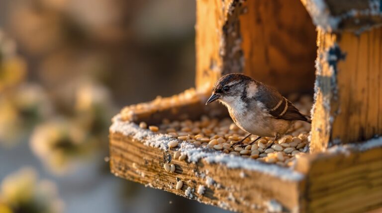 birds leave feeding stations