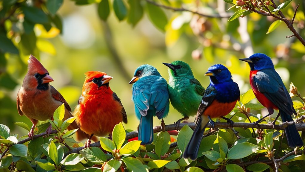 Colorful Birds of North America