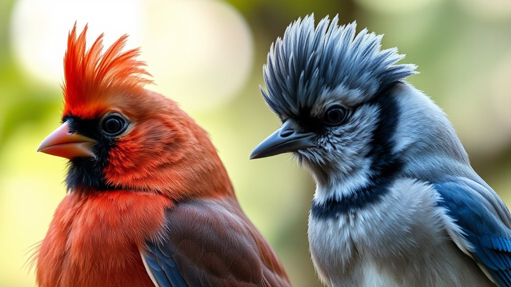 crests reveal bird feelings